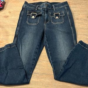 White House Black Market denim jeans- The Boot crop